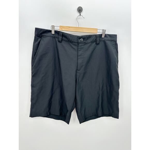 Adidas Black Climalite 10" Inseam Casual Outdoor Shorts Polyester Men Size 40 - Picture 1 of 6
